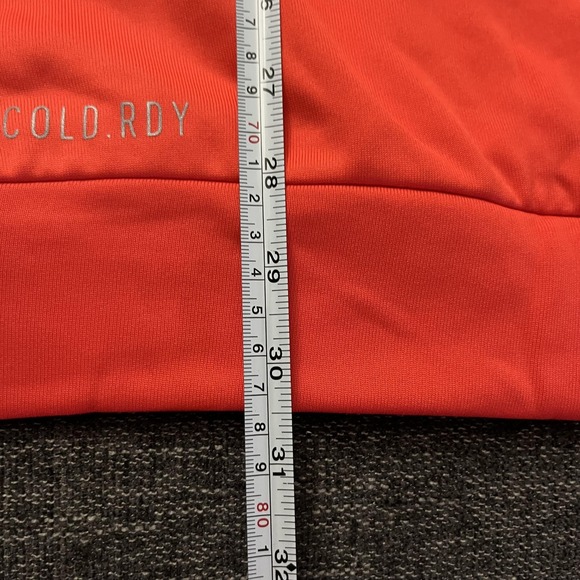 Adidas Hoodie Sweatshirt Mens 2XL Bright Red COLD.RDY Training IW8393 Pullover - Picture 6 of 15